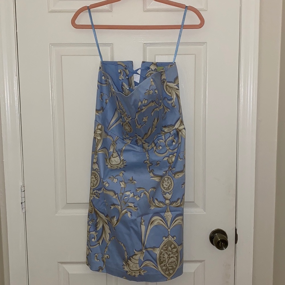 Light blue/white Yuka Resort dress, size 8